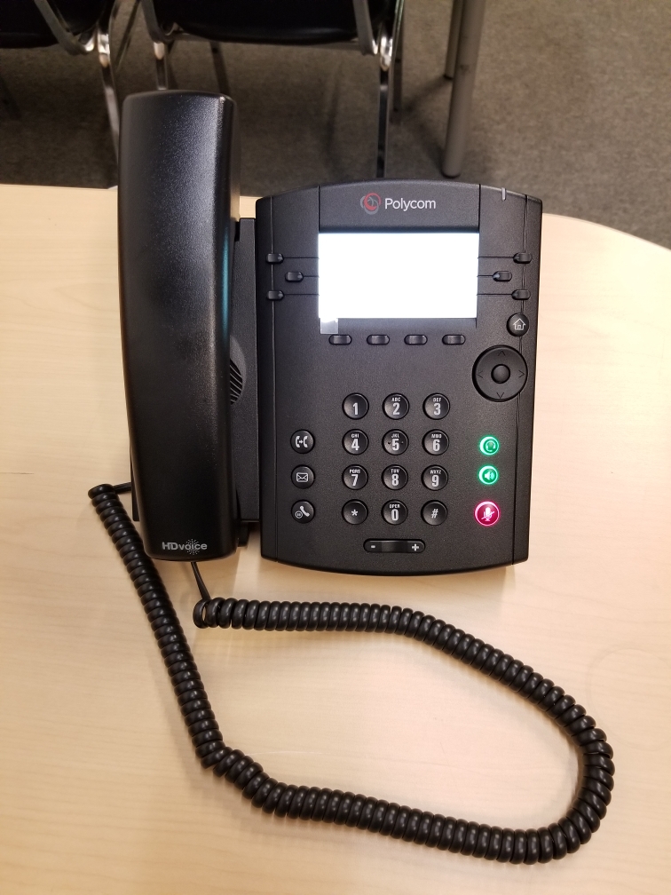 Newly Installed VOIP Phone